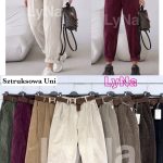 Spodnie Damskie wloskie _size uni_ paczka 6szt_ mix kolor 8297966
