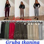 Spodnie Damskie Włoskie _ size uni _paczka 6szt_mix kolor 8297986