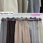 Spodnie Damskie wloskie _size uni_ paczka 6szt_ mix kolor 8297987