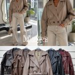 Kurtki skórzane Damskie wloskie _size uni_ paczka 6szt_ mix kolor 8298130