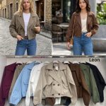 Płaszcz Damskie wloskie _size uni_ paczka 6szt_ mix kolor 8298138