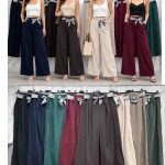 Spodnie Damskie Włoskie _ size uni _paczka 6szt_mix kolor 8298177