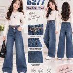 Spodnie jeansy DZIECIĘCA size 6-16 lat_ paczka 12szt _1 kolor 8298331