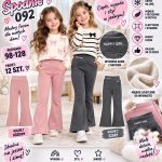 Spodnie DZIECIĘCA numer 98-128_ paczka 12szt _mix kolor 8298372