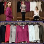 Bluzki Damskie wloskie _size uni_ paczka 6szt_ mix kolor 8298378