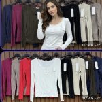 Bluzki Damskie wloskie _size uni_ paczka 6szt_ mix kolor 8298380