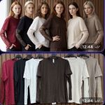 Bluzki Damskie wloskie _size uni_ paczka 6szt_ mix kolor 8298383