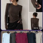 Bluzki Damskie wloskie _size uni_ paczka 6szt_ mix kolor 8298386