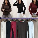 Bluzki Damskie wloskie _size uni_ paczka 6szt_ mix kolor 8298389