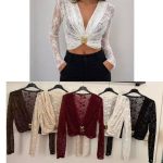 Bluzki Damskie wloskie _size uni_ paczka 6szt_ mix kolor 8298408