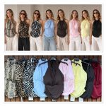 Bluzki Damskie wloskie _size uni_ paczka 6szt_ mix kolor 8298410