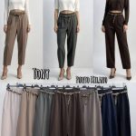 Spodnie Damskie wloskie _size uni_ paczka 6szt_ mix kolor 8298530