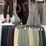 Spodnie Damskie wloskie _size uni_ paczka 6szt_ mix kolor 8298532