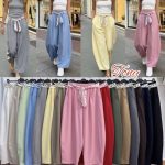 Spodnie Damskie wloskie _size uni_ paczka 6szt_ mix kolor 8298541