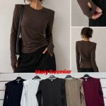 Bluzki Damskie wloskie _size uni_ paczka 6szt_ mix kolor 9415184