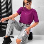 Bluzki Damskie Polskie_ size uni_ paczka 4szt 1 kolor 9415223