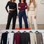 Bluzki Damskie wloskie _size uni_ paczka 6szt_ mix kolor 9415248