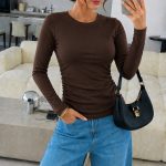 Bluzki Damskie Polskie_ size uni_ paczka 4szt 1 kolor 9415401