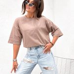 Bluzki Damskie Polskie_ size uni_ paczka 4szt 1 kolor 9415421