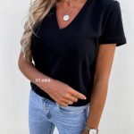 Bluzki Damskie Polskie_ size uni_ paczka 4szt 1 kolor 9415438