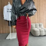 Spódnica długa Damskie Polskie_ size uni_ paczka 4szt 1 kolor 9415619