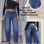 Jeansy Damskie M’sara_size XS-XL_ paczka 10szt_ 9415825