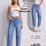 Jeansy Damskie M’sara_size XS-XL_ paczka 10szt_ 9415826