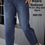 Jeansy Damskie M’sara_size M-3XL_ paczka 10szt_ 9415835