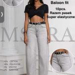 Jeansy Damskie M’sara_size S-2XL_ paczka 10szt_ 9415846