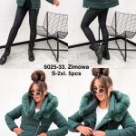 Kurtki Damskie _size S-2XL_ paczka 5szt_1KOLOR 9416001