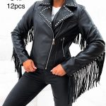 Kurtki skórzane Damskie _size S-XL_ paczka 12szt_1KOLOR 9416022