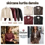 Kurtki skórzane Damskie _size S-XL_ paczka 5szt_1KOLOR 9416229