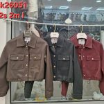 Kurtki skórzane Damskie _size S-L_ paczka 5szt_1KOLOR 9416236