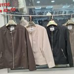 Kurtki skórzane Damskie _size 42-50_ paczka 5szt_1KOLOR 9416243