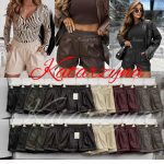 Spodenki skórzane Damskie Włoskie _ size uni _paczka 6szt_mix kolor 9416422