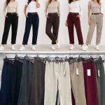 Spodnie Damskie Włoskie _ size uni _paczka 6szt_mix kolor 9416446