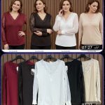 Bluzki Damskie wloskie _size uni_ paczka 6szt_ mix kolor 8298081