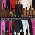 Bluzki Damskie wloskie _size uni_ paczka 6szt_ mix kolor 8298087