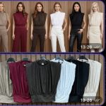 Bluzki Damskie wloskie _size uni_ paczka 6szt_ mix kolor 8298092