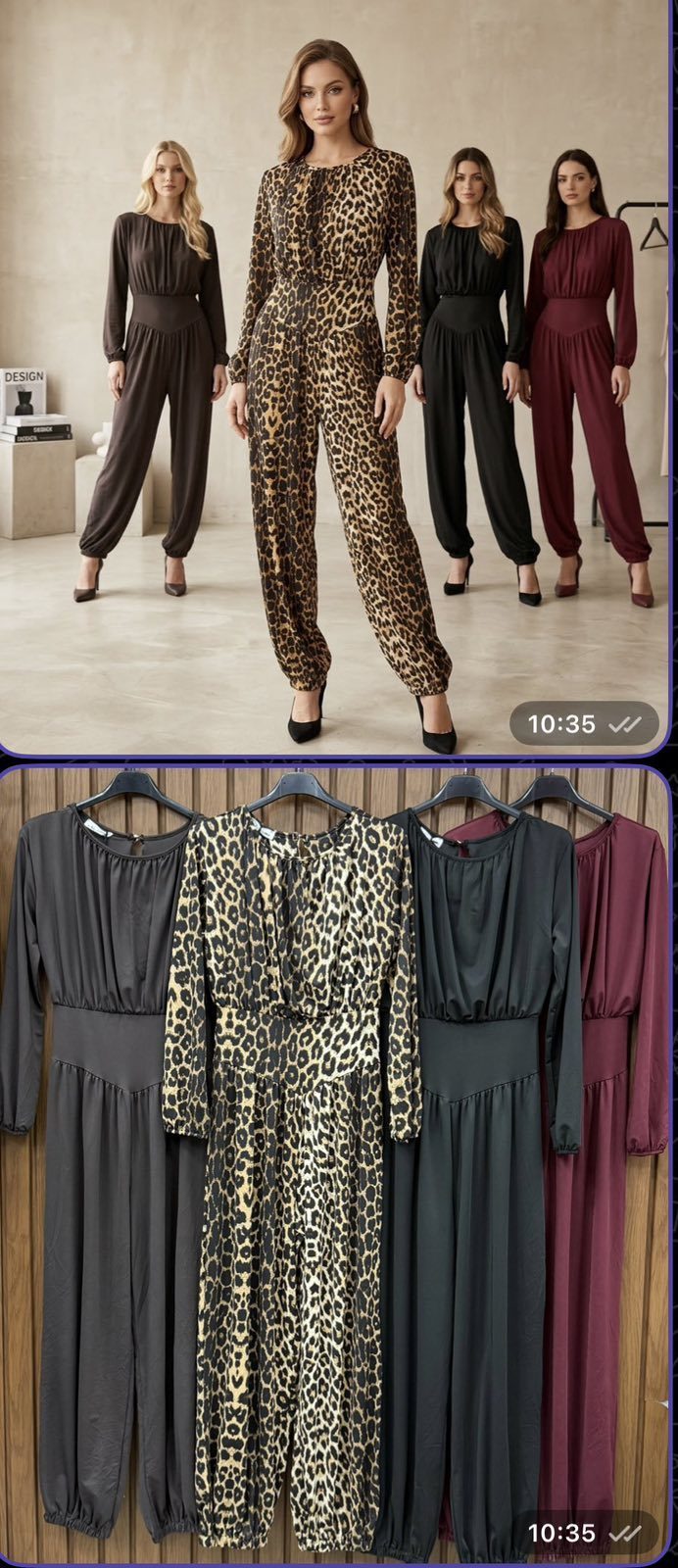 Kombinezony Damskie wloskie _size uni_ paczka 6szt_ mix kolor 8298120