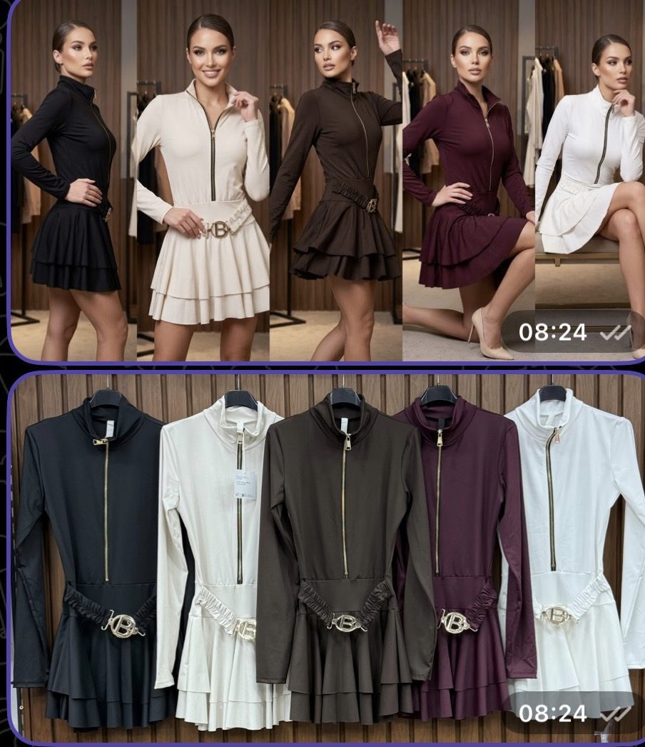 Kombinezony Damskie wloskie _size uni_ paczka 6szt_ mix kolor 8298121