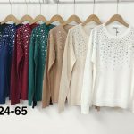 Swetry Damskie wloskie _size uni_ paczka 10szt_ mix kolor 8298260