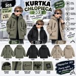 Kurtki DZIECIĘCA size 4-14 lat_ paczka 6szt _1 kolor 8298312
