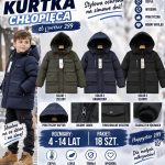 Kurtki DZIECIĘCA size 4-14 lat_ paczka 18szt _mix kolor 8298315