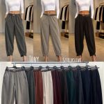 Spodnie Damskie wloskie _size uni_ paczka 6szt_ mix kolor 8298518