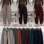 Spodnie Damskie wloskie _size uni_ paczka 6szt_ mix kolor 8298522