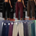 Spodnie Damskie wloskie _size uni_ paczka 6szt_ mix kolor 8298524