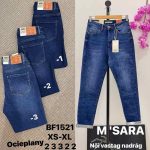 Jeansy Damskie M’sara_size XS-XL_ paczka 12szt_1KOLOR 5235306