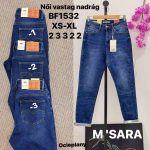 Jeansy Damskie M’sara_size XS-XL_ paczka 12szt_1KOLOR 5235307