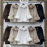 Futro Damskie wloskie _size uni_ paczka 6szt_ mix kolor 9015856